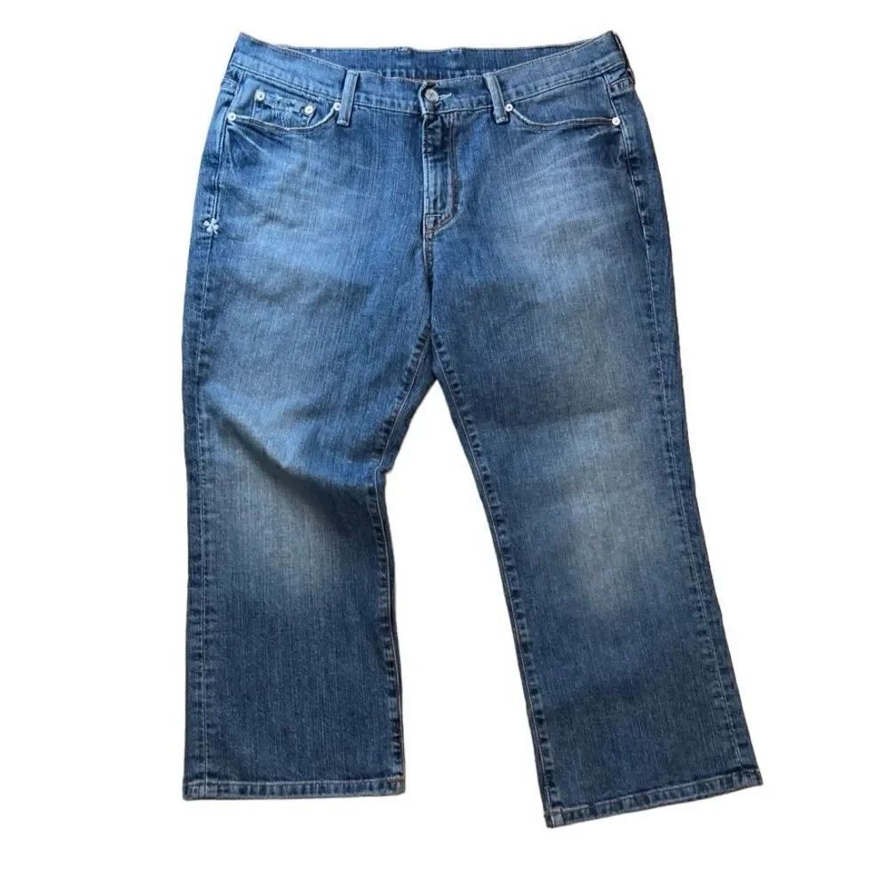 Lucky brand classic rider ankle cropped jeans size 10/30